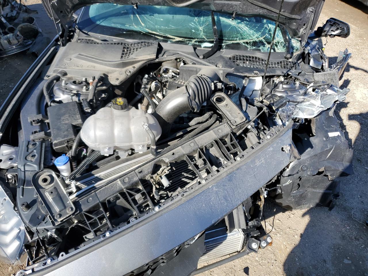 2022 Ford Mustang VIN 1FA6P8TH6N5101002 Copart auction photo, side / front end damage thumbnail 11