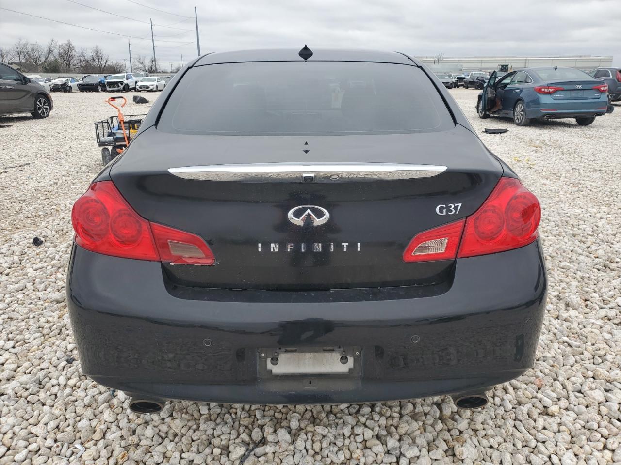 2013 Infiniti G VIN JN1CV6AP7DM710477 Copart auction photo, front end damage thumbnail 6