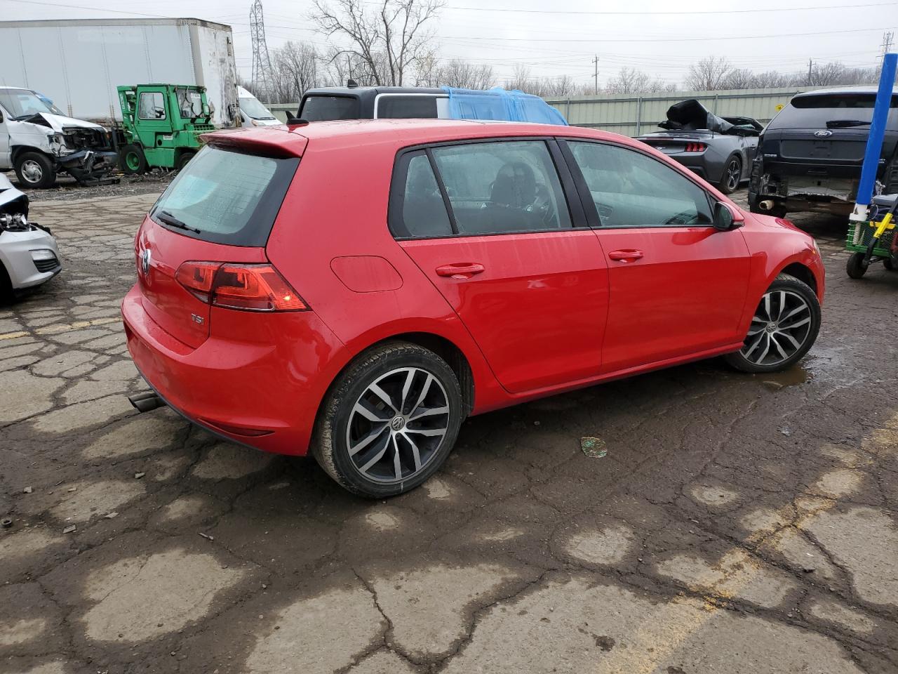 2017 Volkswagen Golf VIN 3VW217AU6HM058278 Copart auction photo, front end damage thumbnail 3