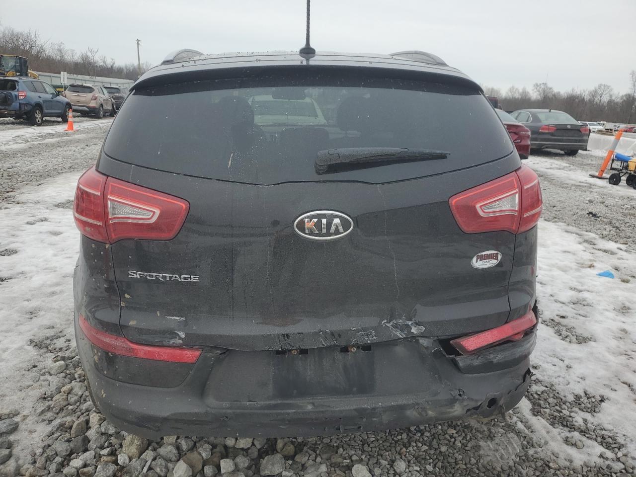 2011 KIA Sportage VIN KNDPBCA26B7036697 Copart auction photo, front end / rear end damage thumbnail 6