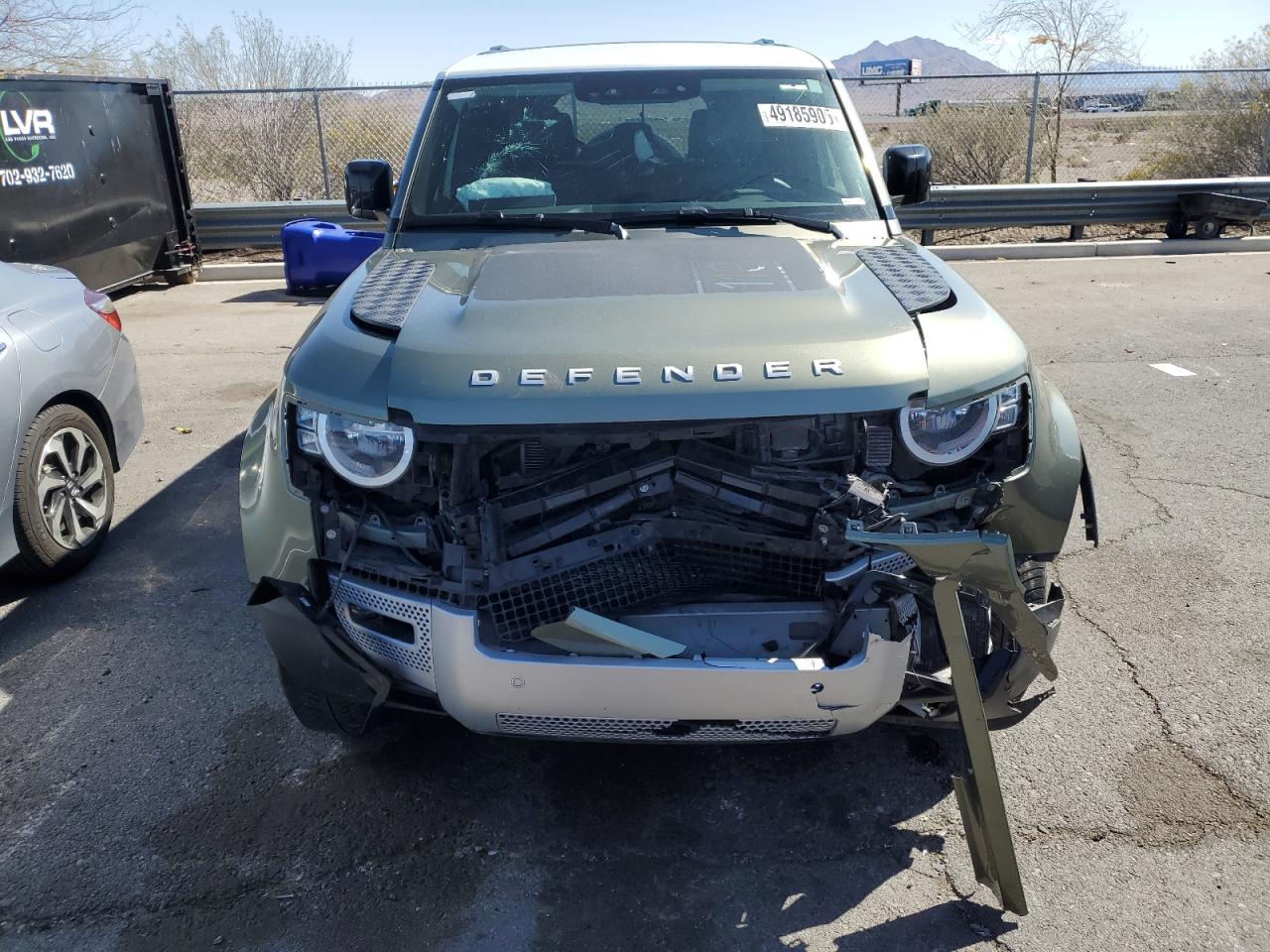 2023 Land Rover Defender VIN SALEJ7EX2P2234133 Copart auction photo, front end damage thumbnail 5