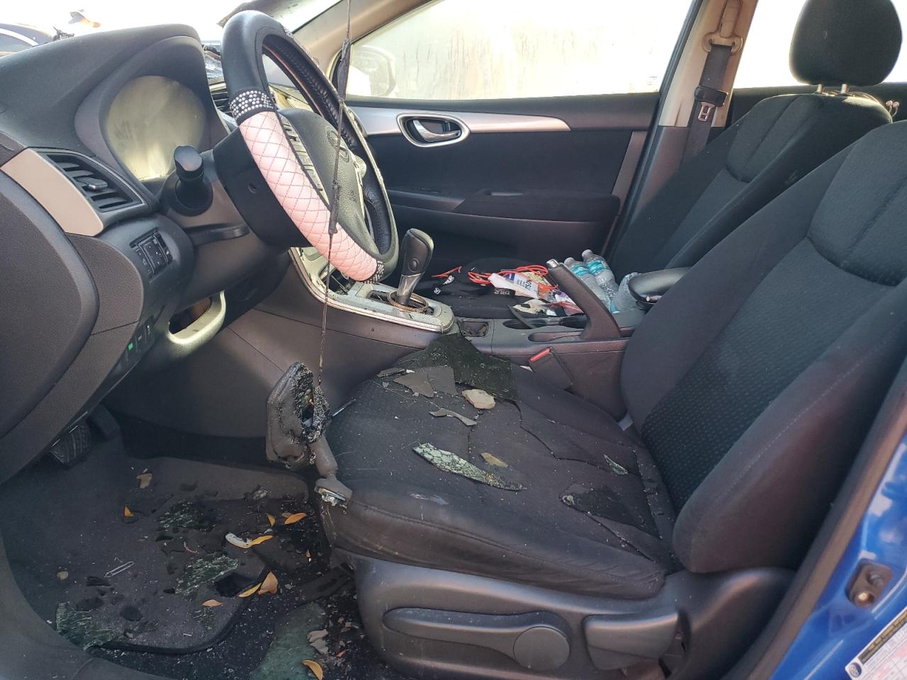 2013 Nissan Sentra VIN 3N1AB7AP0DL724866 Copart auction photo, burn damage thumbnail 7