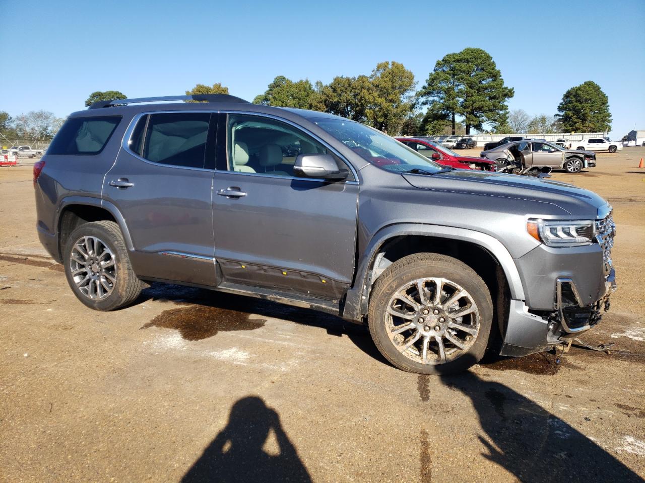 2021 GMC Acadia VIN 1GKKNPLS1MZ119407 Copart auction photo, front end damage thumbnail 4