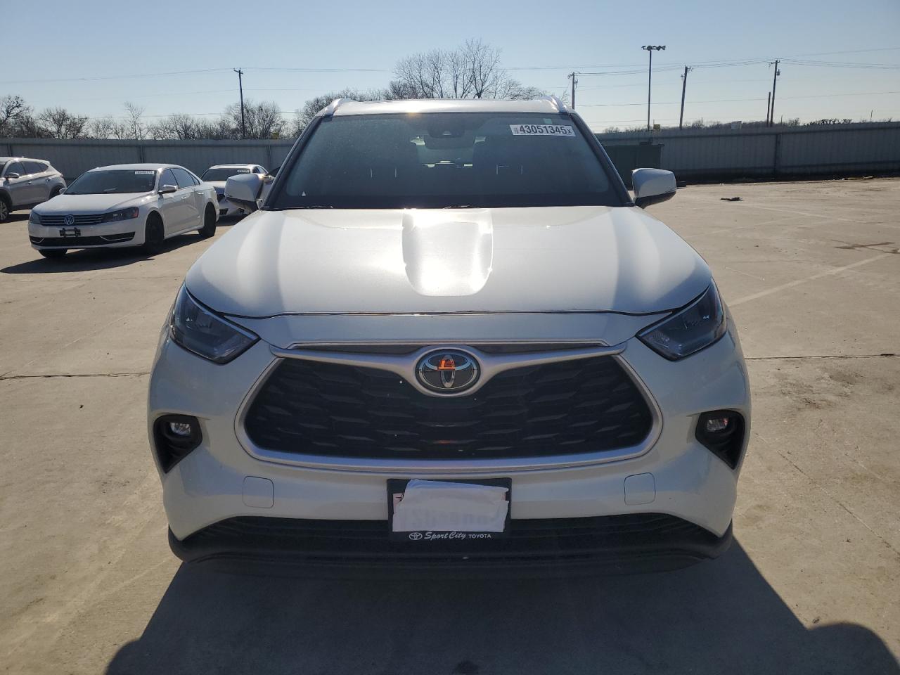 2020 Toyota Highlander VIN 5TDGZRAH5LS511914 Copart auction photo, rear end / hail damage thumbnail 5