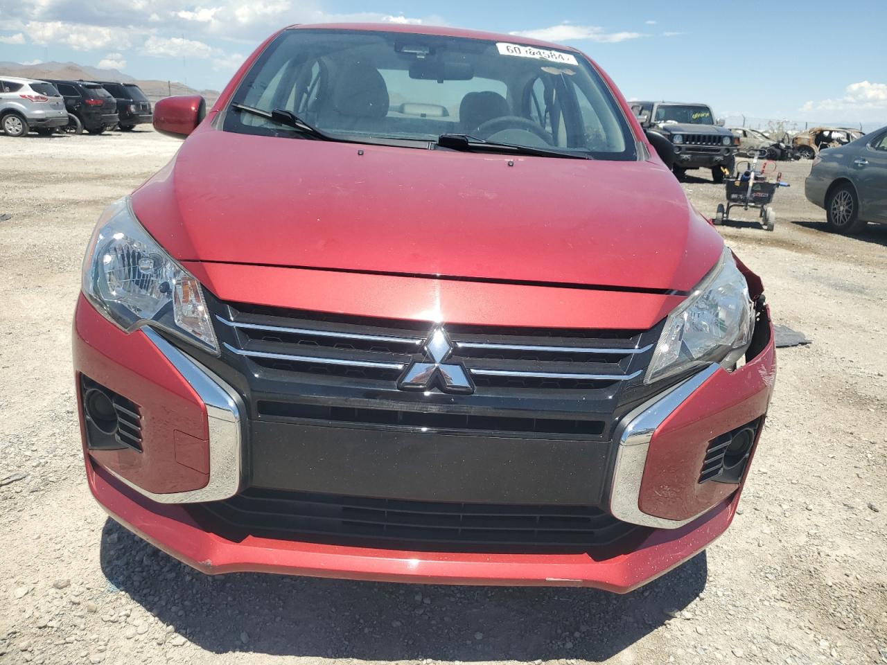2021 Mitsubishi Mirage VIN ML32FUFJ2MHF02911 Copart auction photo, side / front end damage thumbnail 5