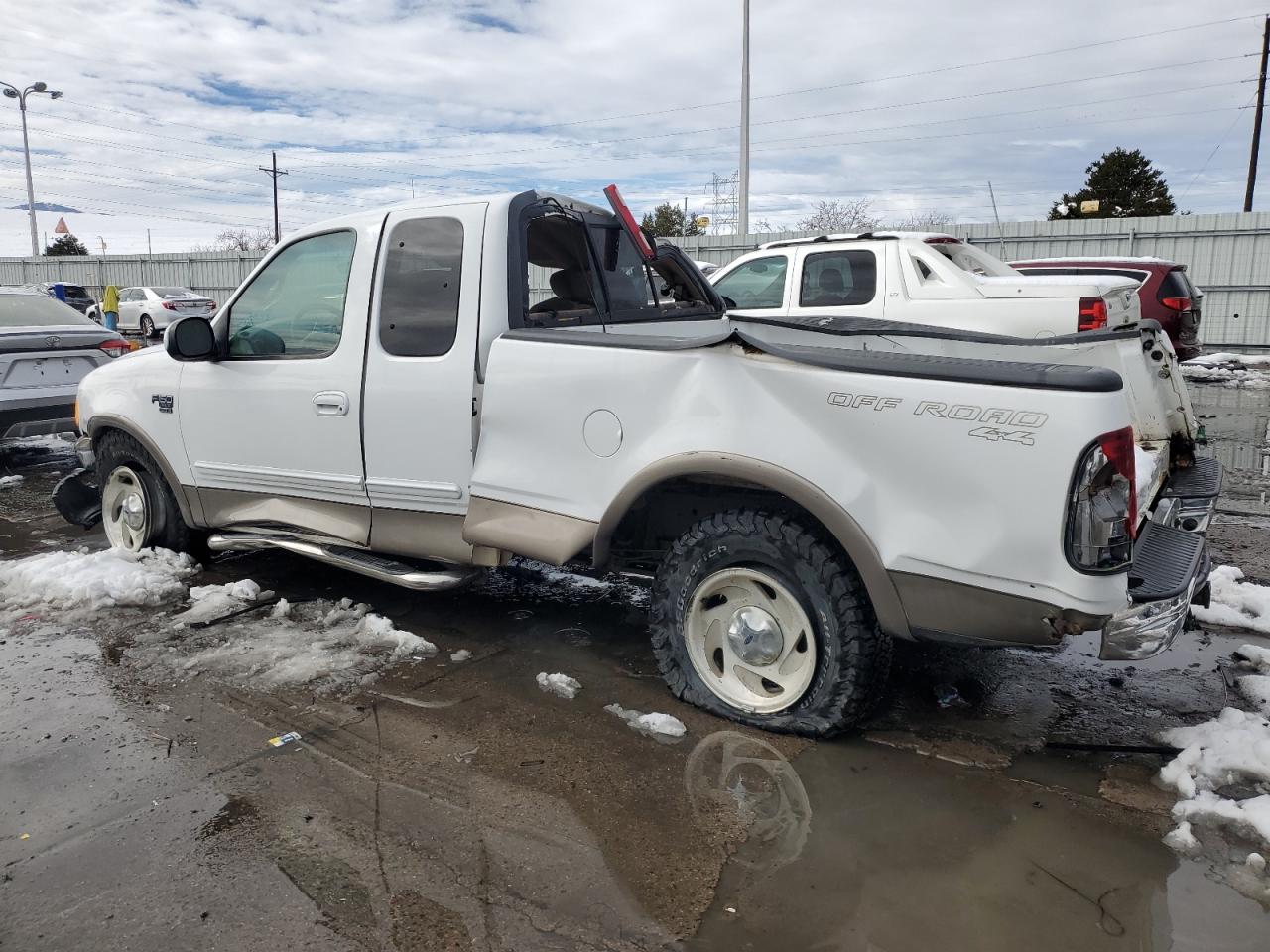 2001 Ford F-150 VIN 1FTRX18L51NB02423 Copart auction photo, rollover damage thumbnail 2