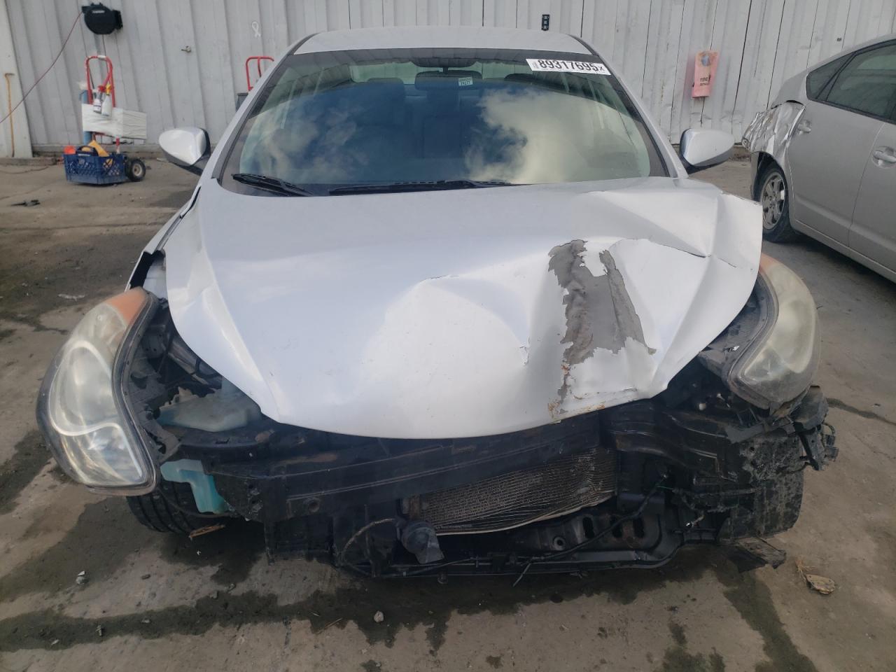 2012 Hyundai Elantra VIN KMHDH4AE9CU464649 Copart auction photo, front end damage thumbnail 5
