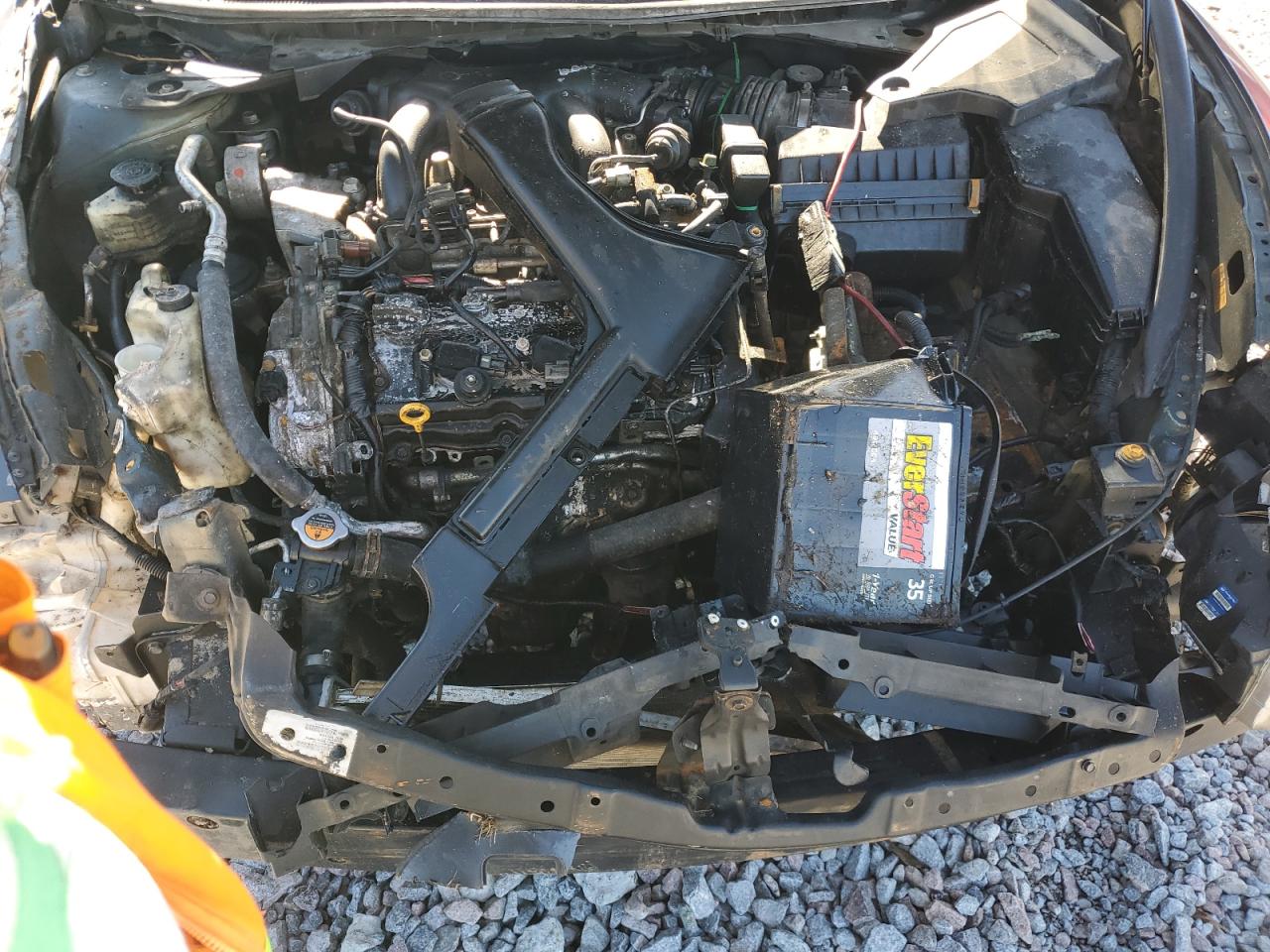 2010 Nissan Maxima VIN 1N4AA5AP7AC824450 Copart auction photo, rollover / all over damage thumbnail 12