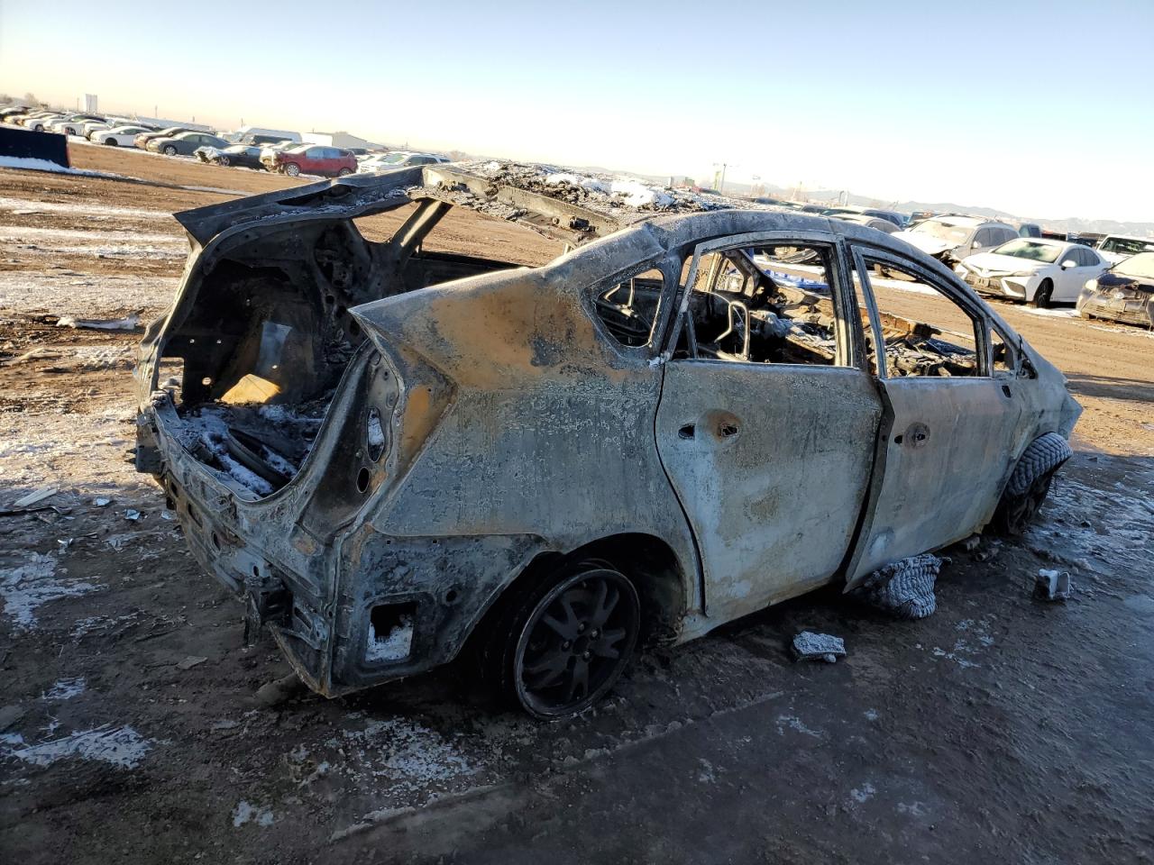 2010 Toyota Prius VIN JTDKN3DU2A0135233 Copart auction photo, burn / missing/altered vin damage thumbnail 3