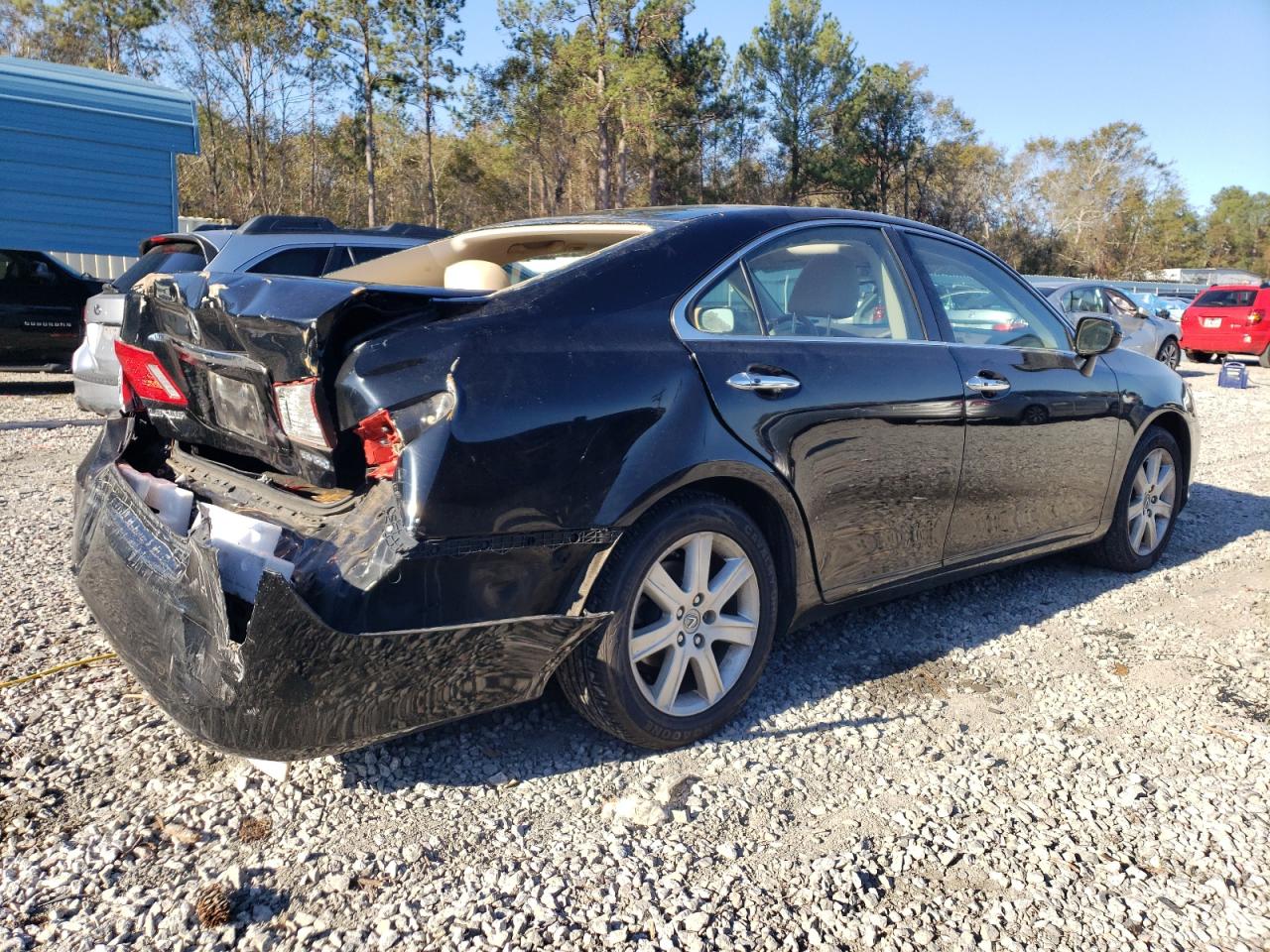 2009 Lexus ES VIN JTHBJ46G092334532 Copart auction photo, rear end damage thumbnail 3