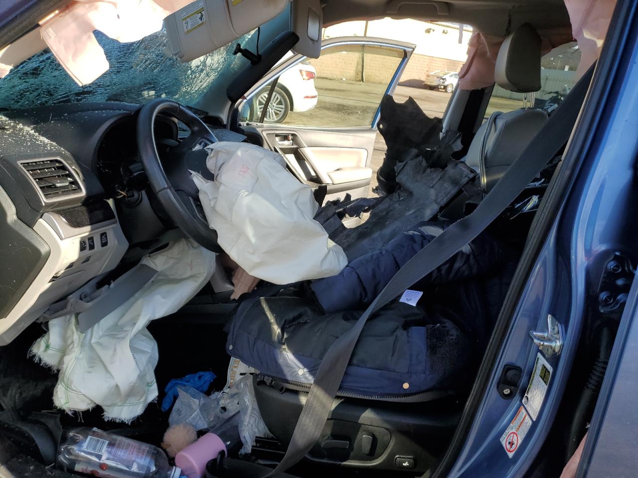 2018 Subaru Forester VIN JF2SJAJC3JH524347 Copart auction photo, front end damage thumbnail 7