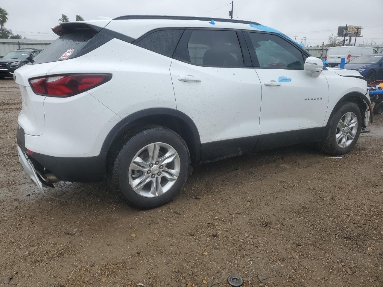 2020 Chevrolet Blazer VIN 3GNKBBRA5LS638257 Copart auction photo, front end / all over damage thumbnail 3