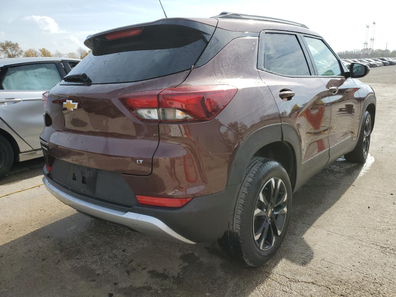2022 Chevrolet TrailBlazer VIN KL79MPSL7NB055064 Copart auction photo, front end / side damage thumbnail 3