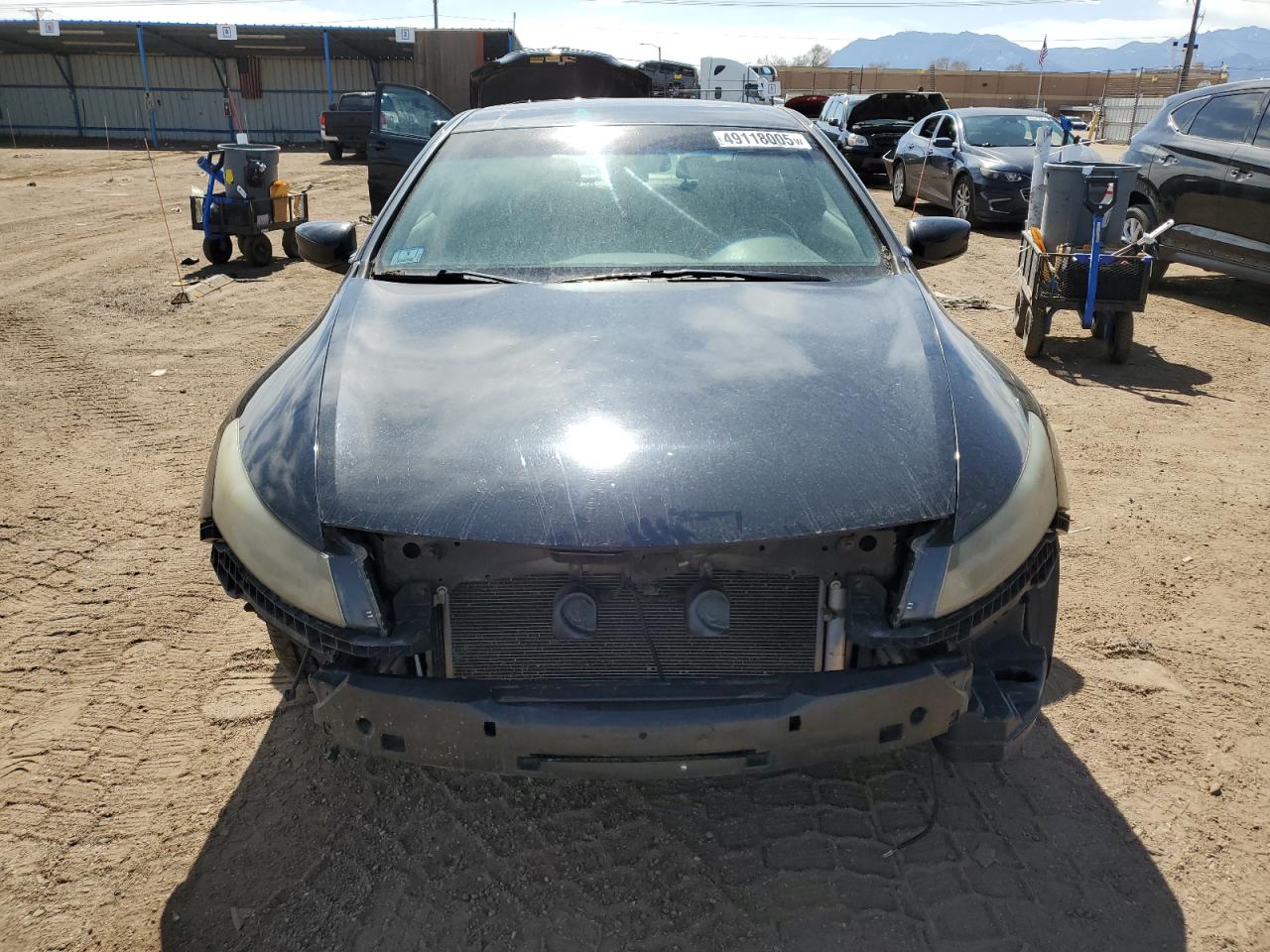 2010 Honda Accord VIN 1HGCS2B89AA000324 Copart auction photo, front end / undercarriage damage thumbnail 5