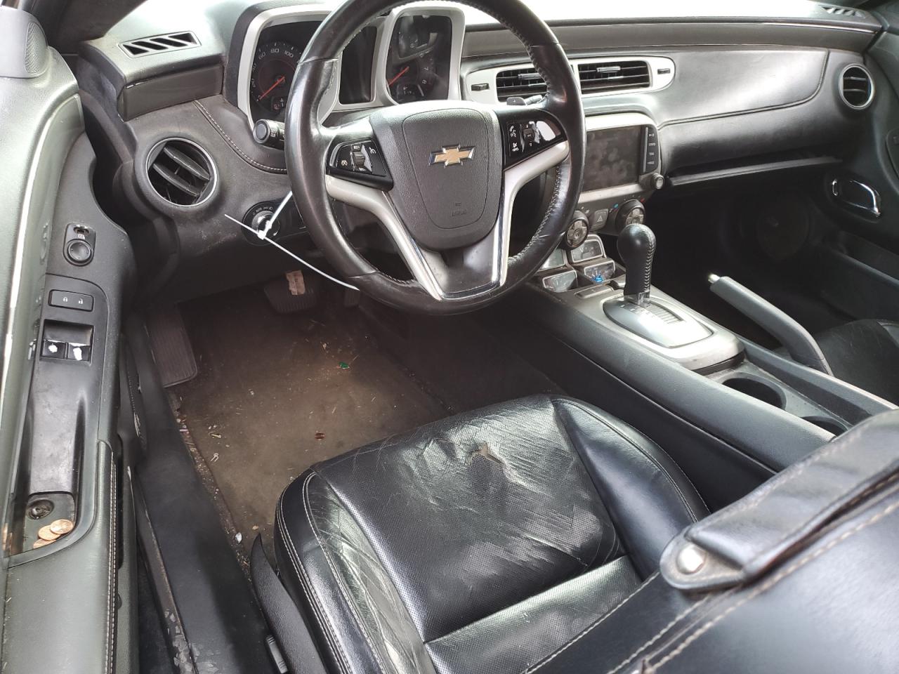 2015 Chevrolet Camaro VIN 2G1FF1E36F9141194 Copart auction photo, side damage thumbnail 8