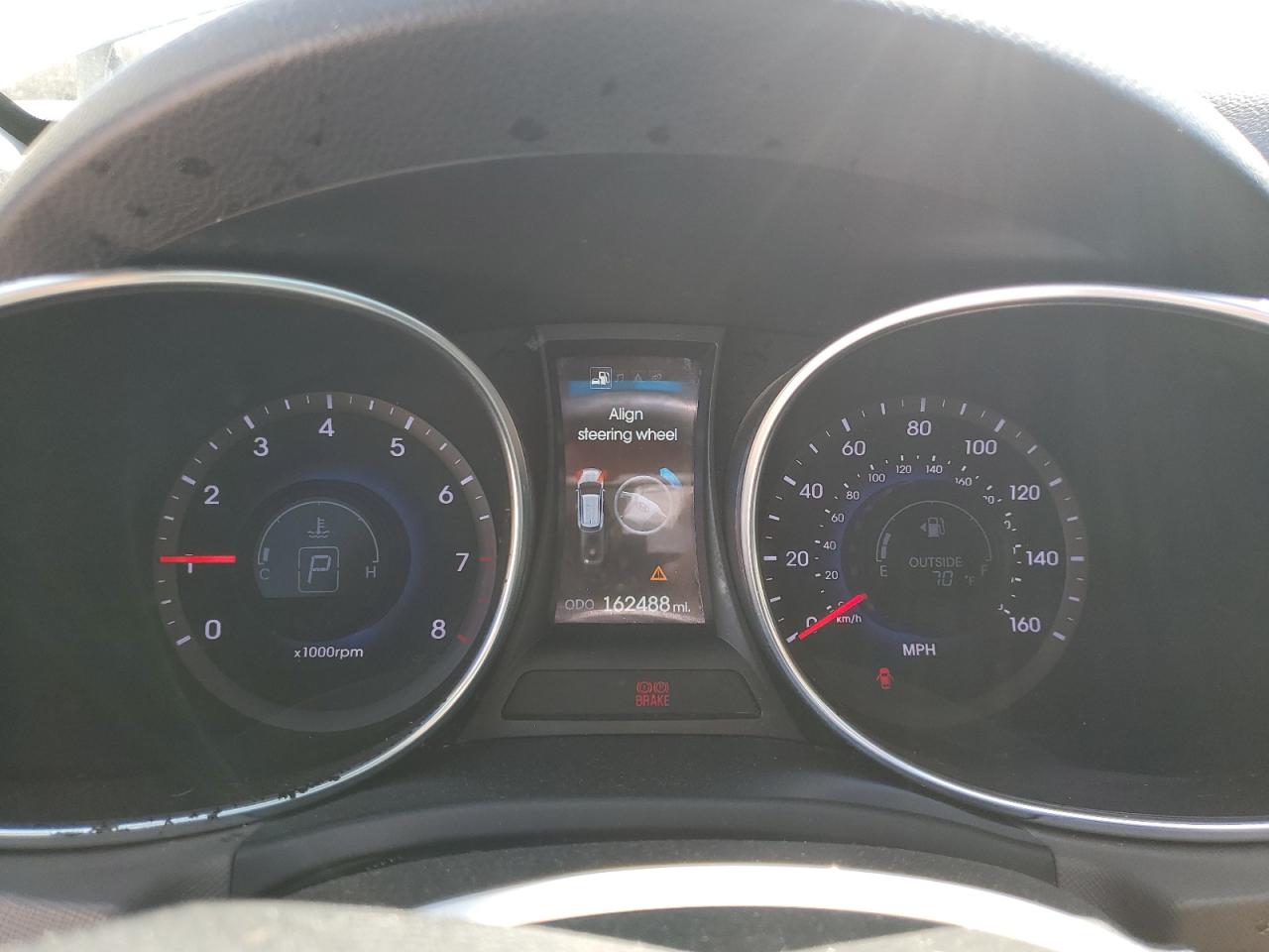 2013 Hyundai Santa Fe VIN 5XYZU3LA4DG086950 Copart auction photo, front end / minor dent/scratches damage thumbnail 9