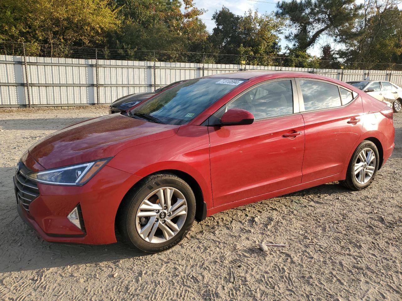 2020 Hyundai Elantra VIN KMHD84LFXLU995381