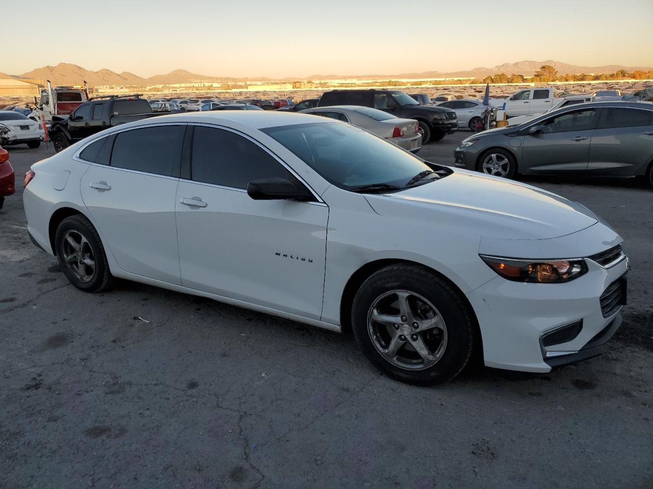 2016 Chevrolet Malibu VIN 1G1ZB5ST6GF339416 Copart auction photo, side damage thumbnail 4