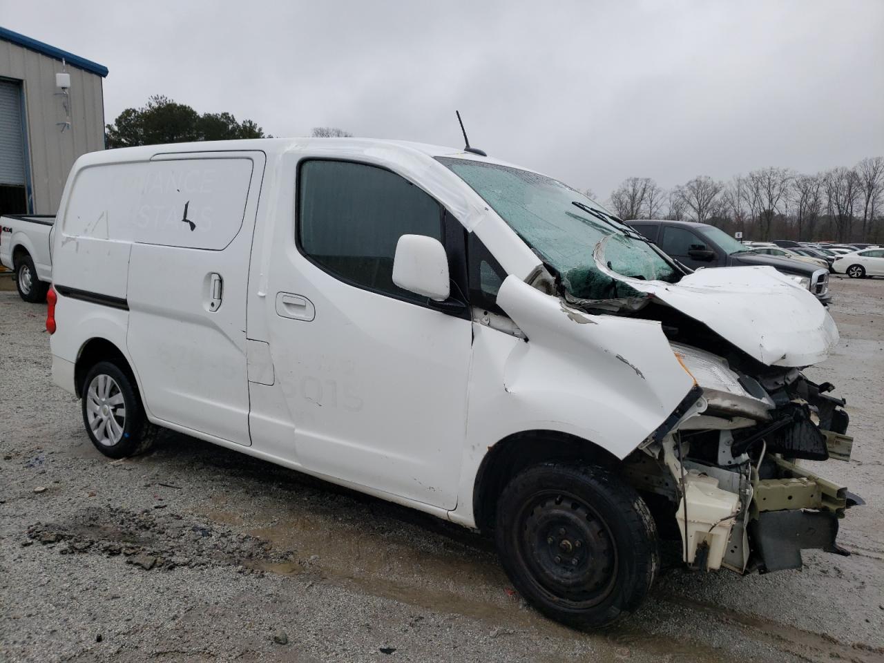 2015 Chevrolet Express VIN 3N63M0ZN9FK724462 Copart auction photo, front end / side damage thumbnail 4