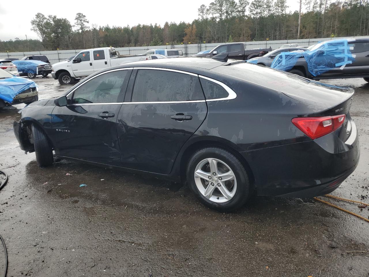 2019 Chevrolet Malibu VIN 1G1ZC5ST6KF124561 Copart auction photo, front end / side damage thumbnail 2