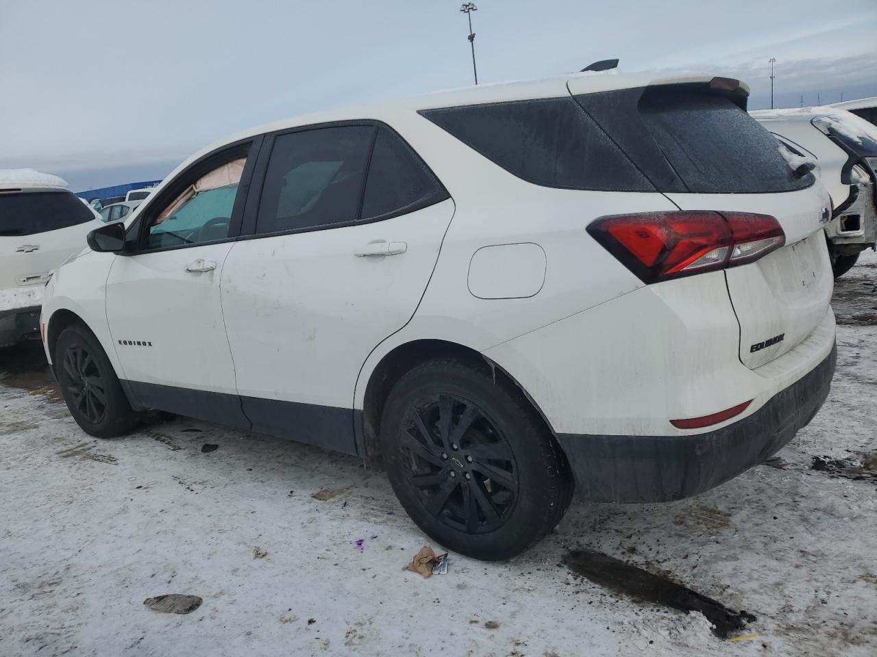 2023 Chevrolet Equinox VIN 3GNAXSEG1PL213352 Copart auction photo, side / rear end damage thumbnail 2