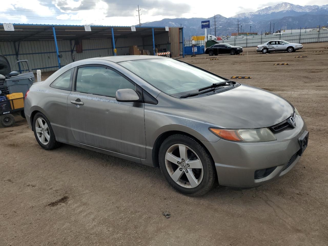 2007 Honda Civic VIN 2HGFG12857H517980 Copart auction photo, rear end damage thumbnail 4