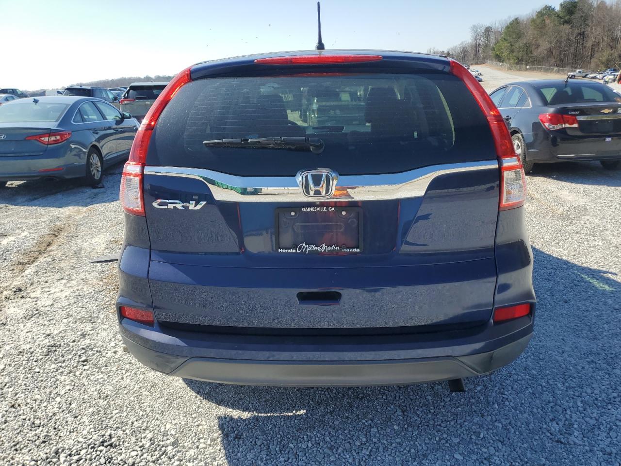 2015 Honda CR-V VIN 3CZRM3H33FG715784 Copart auction photo, side damage thumbnail 6