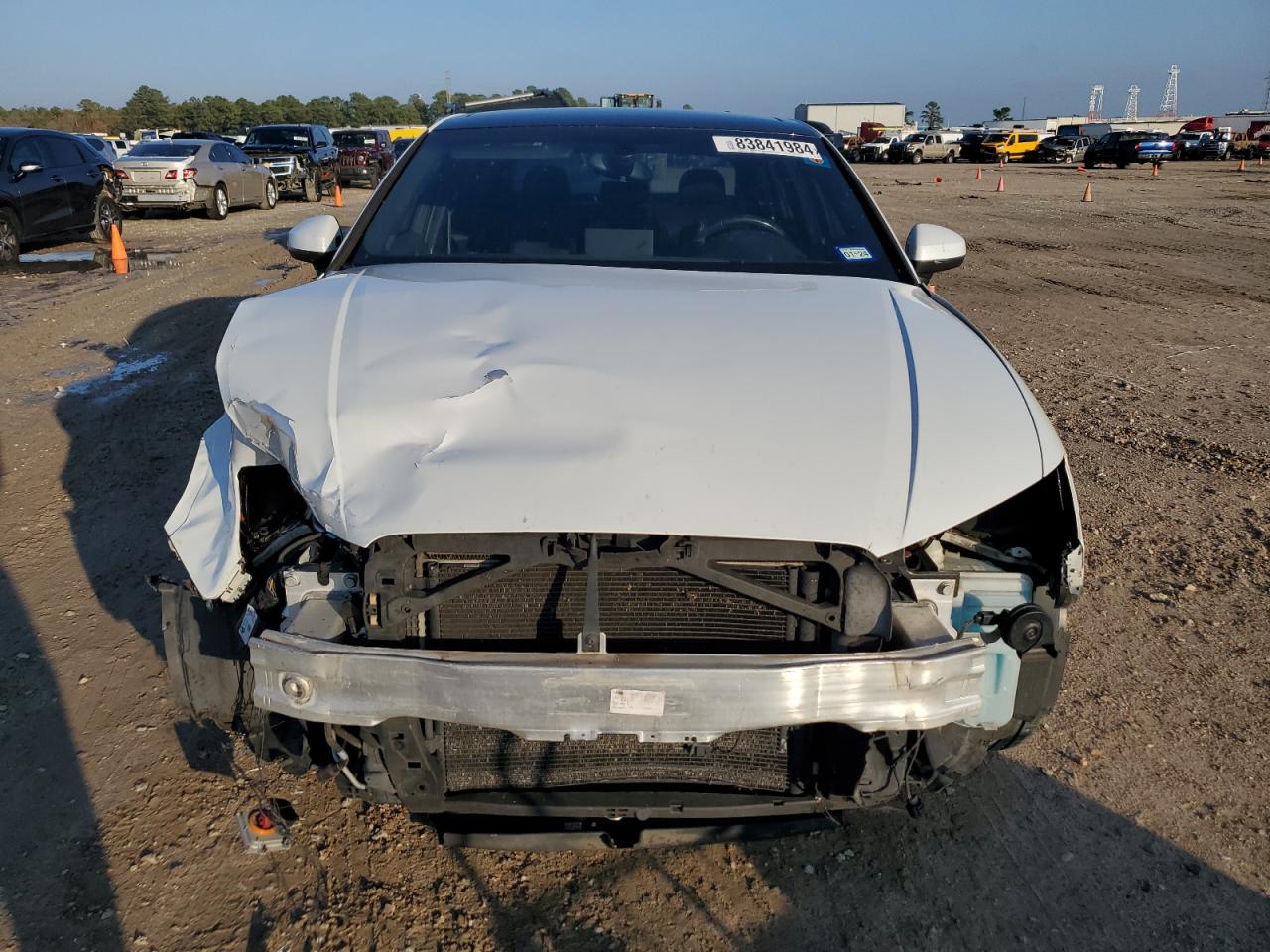 2015 Audi A3 VIN WAUACGFFXF1090922 Copart auction photo, front end / side damage thumbnail 5