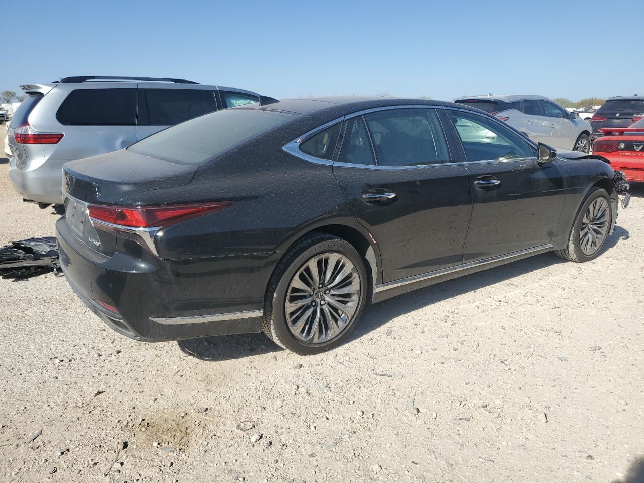 2018 Lexus LS VIN JTHB5LFF9J5002887 Copart auction photo, front end damage thumbnail 3