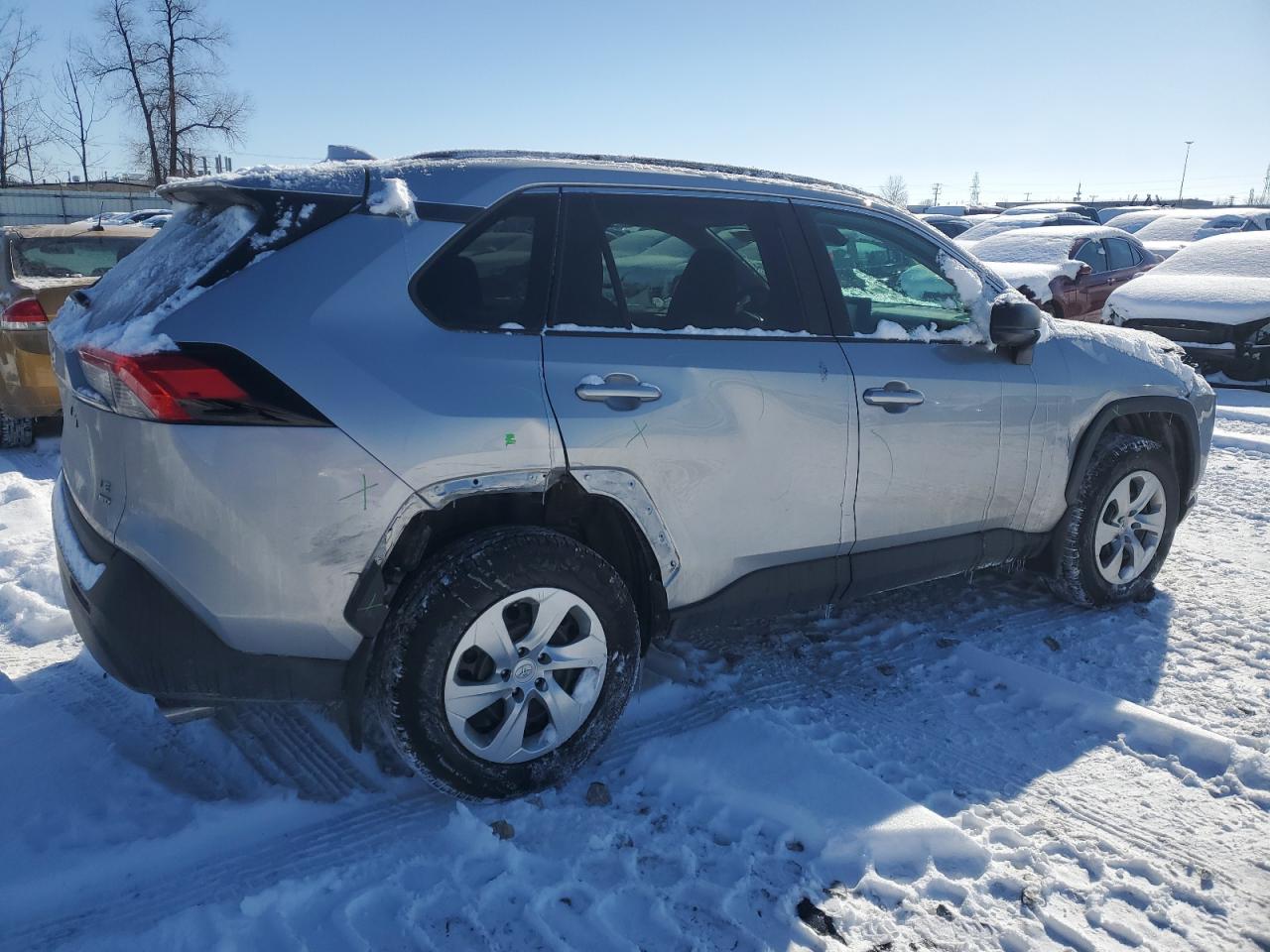 2020 Toyota RAV 4 VIN 2T3F1RFV6LC112382 Copart auction photo, side damage thumbnail 3