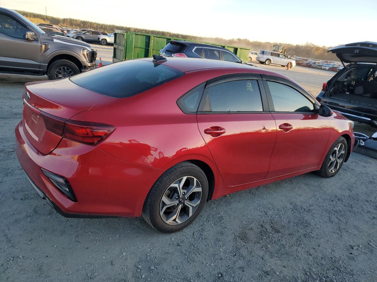 2020 KIA Forte VIN 3KPF24AD6LE230411 Copart auction photo, vandalism damage thumbnail 3
