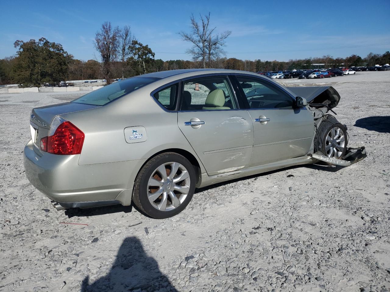 2007 Infiniti M VIN JNKAY01E97M306302 Copart auction photo, front end / side damage thumbnail 3
