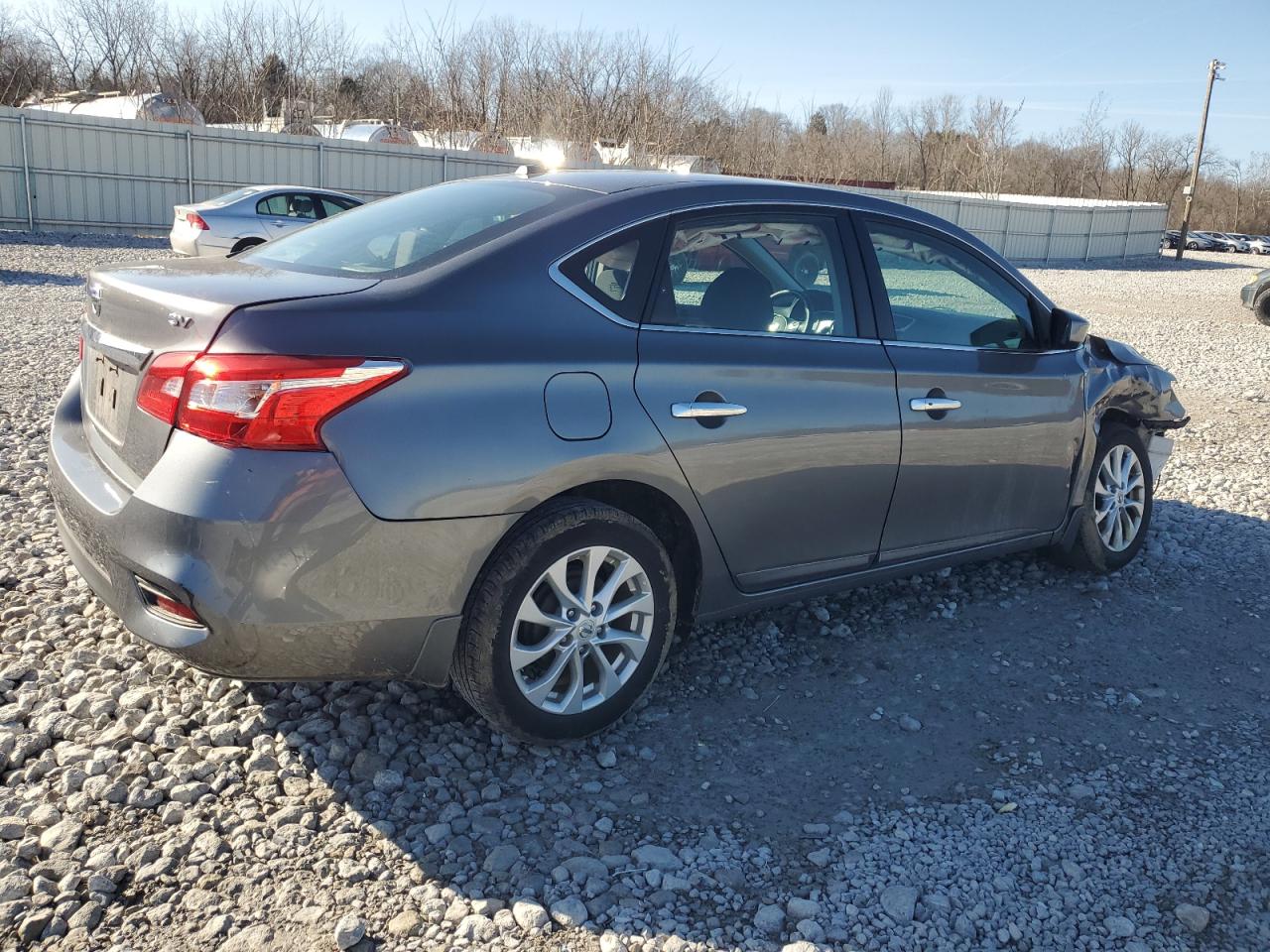 2018 Nissan Sentra VIN 3N1AB7AP1JY256208 Copart auction photo, front end / side damage thumbnail 3