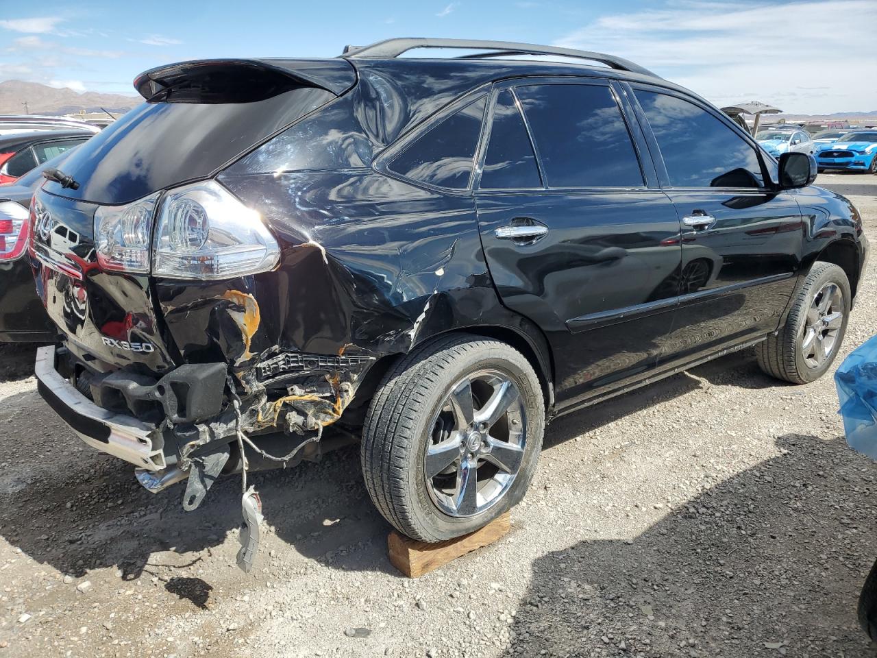 2009 Lexus RX VIN 2T2GK31U39C065290 Copart auction photo, rear end / side damage thumbnail 3