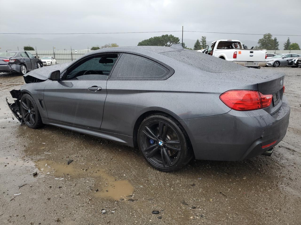 2014 BMW 4er VIN WBA3R1C51EK190013 Copart auction photo, front end damage thumbnail 2