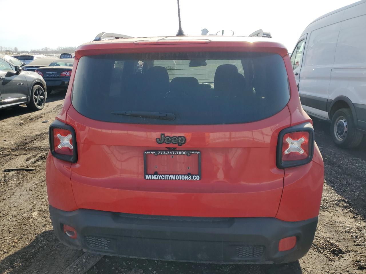 2017 Jeep Renegade VIN ZACCJABB9HPF21559 Copart auction photo, front end / side damage thumbnail 6