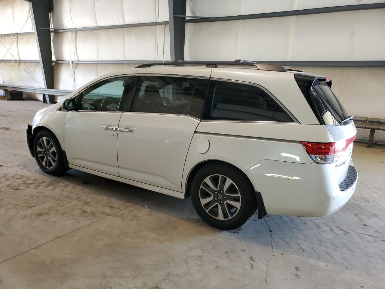 2014 Honda Odyssey VIN 5FNRL5H94EB086419 Copart auction photo, front end / side damage thumbnail 2