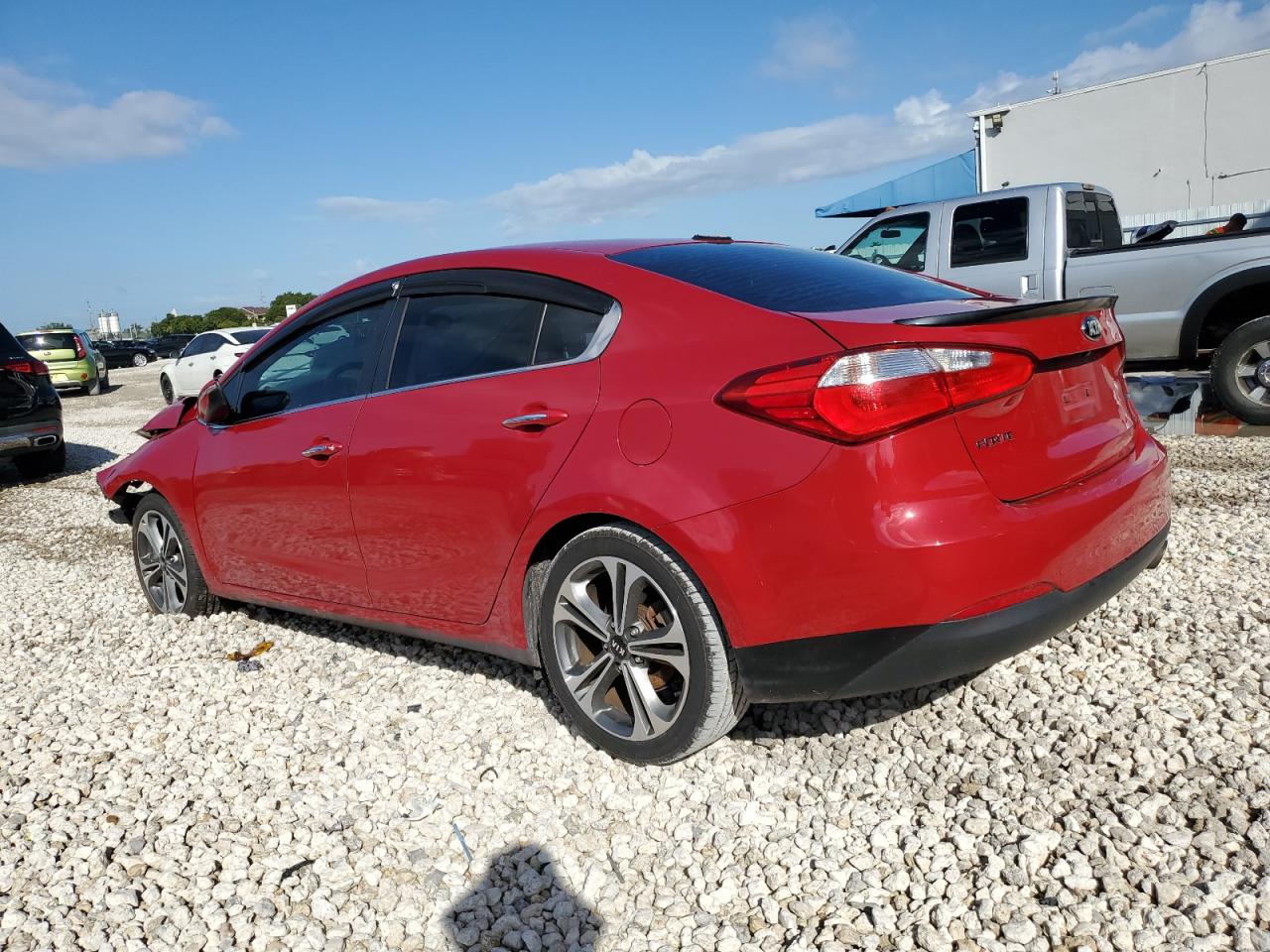 2016 KIA Forte VIN KNAFX4A81G5553090 Copart auction photo, front end / minor dent/scratches damage thumbnail 2