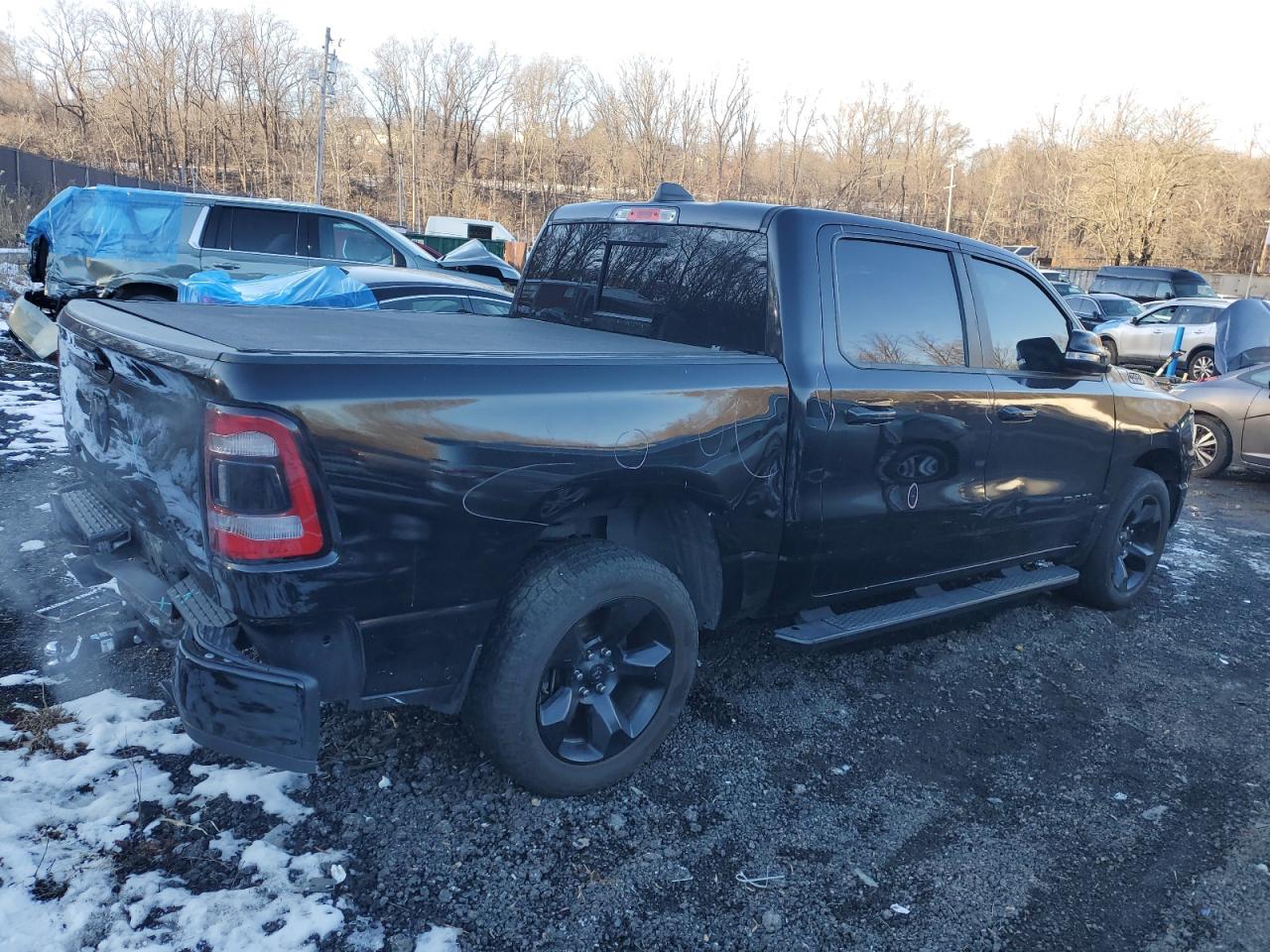 2019 RAM 1500 VIN 1C6SRFFT5KN539374 Copart auction photo, rear end / minor dent/scratches damage thumbnail 3