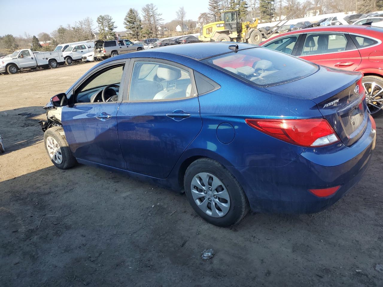 2016 Hyundai Accent VIN KMHCT4AE1GU021931 Copart auction photo, front end damage thumbnail 2