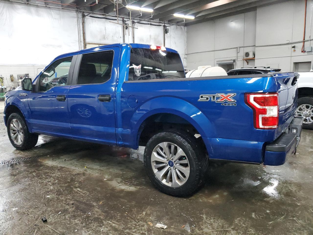 2018 Ford F-150 VIN 1FTEW1EG4JKE07051 Copart auction photo, front end / side damage thumbnail 2