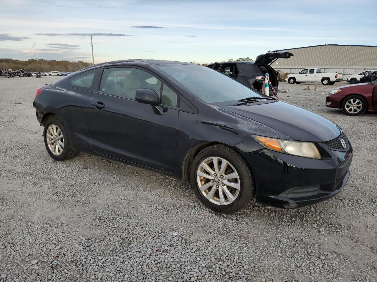 2012 Honda Civic VIN 2HGFG3B84CH555772 Copart auction photo, rear end damage thumbnail 4