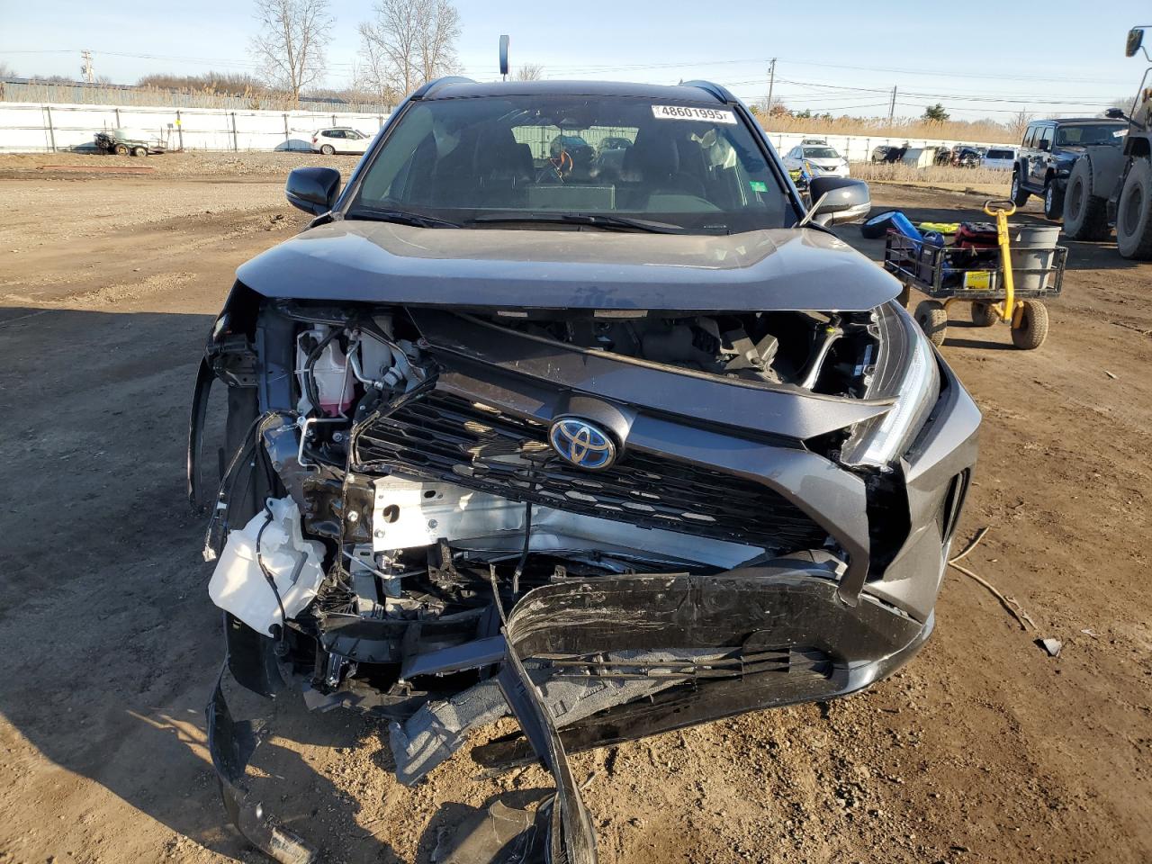2024 Toyota RAV 4 VIN 4T3E6RFV6RU174224 Copart auction photo, front end / side damage thumbnail 5