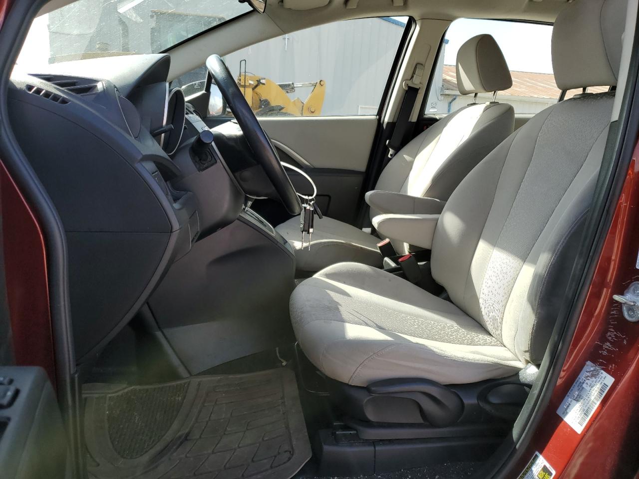 2012 Mazda 5 VIN JM1CW2BL2C0120482 Copart auction photo, front end damage thumbnail 7
