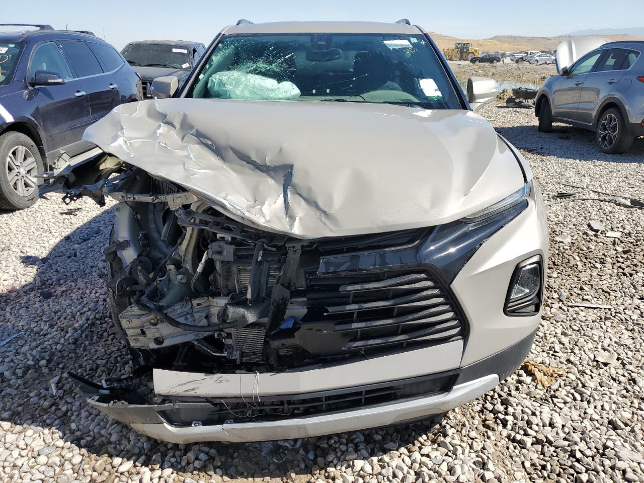 2021 Chevrolet Blazer VIN 3GNKBHRS3MS505347 Copart auction photo, front end damage thumbnail 5