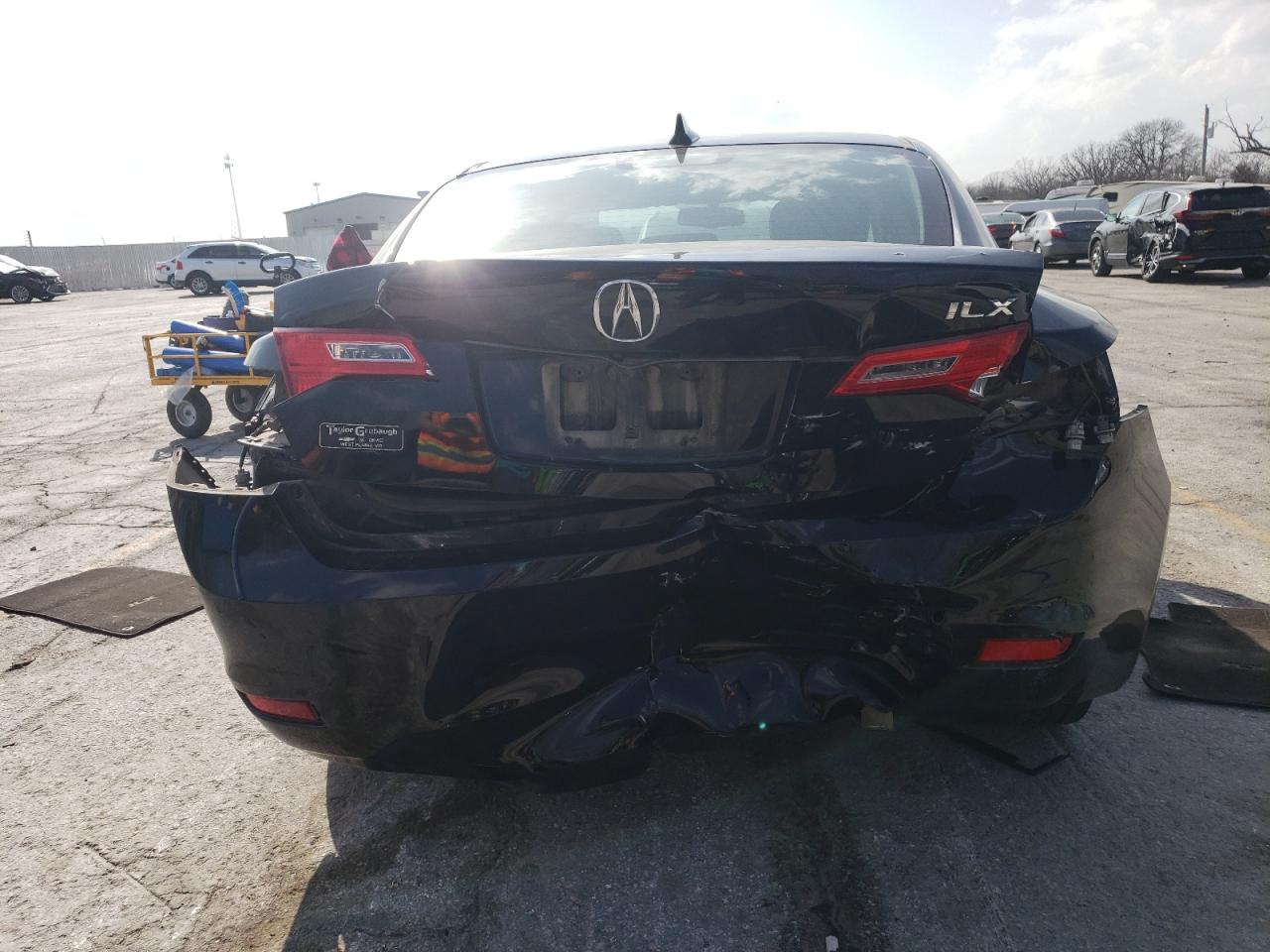 2013 Acura ILX VIN 19VDE1F51DE016919 Copart auction photo, rear end / hail damage thumbnail 6