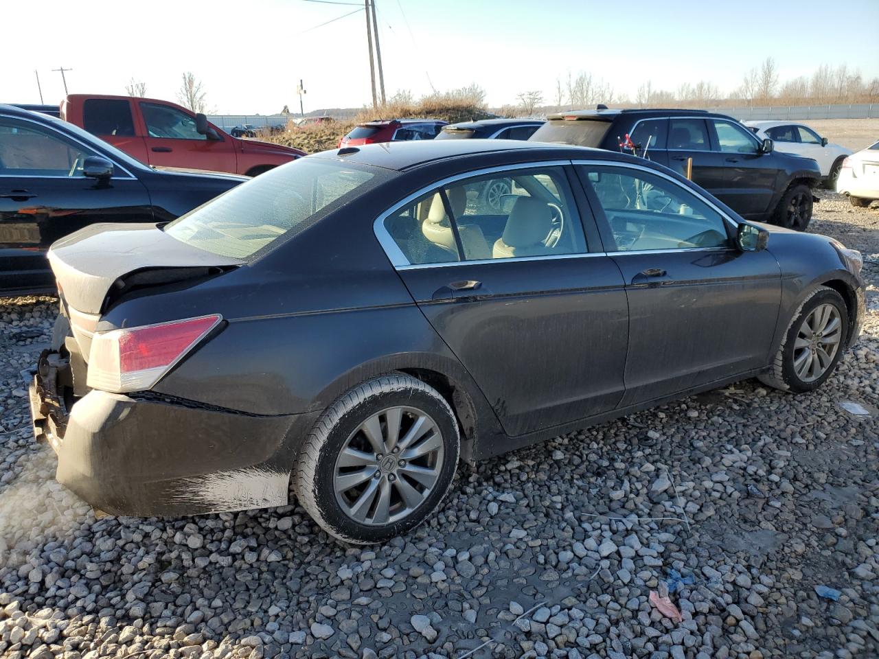 2012 Honda Accord VIN 1HGCP2F8XCA112175 Copart auction photo, rear end damage thumbnail 3