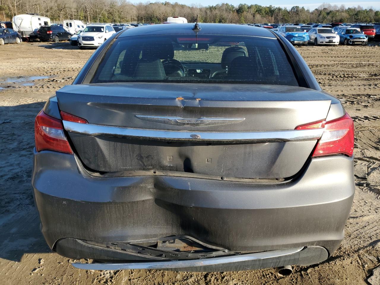 2011 Chrysler 200 VIN 1C3BC2FG5BN619784 Copart auction photo, rear end damage thumbnail 6
