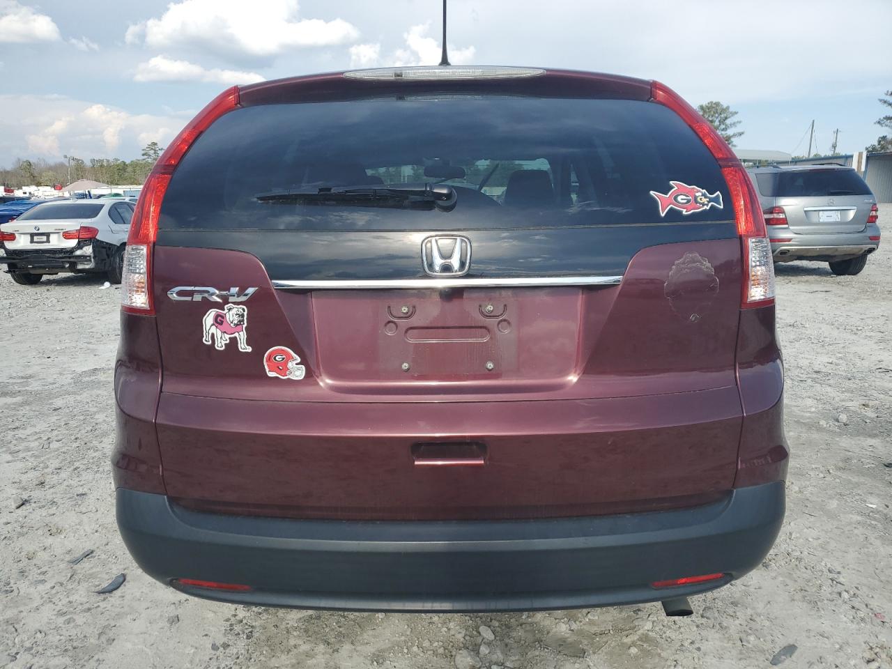 2012 Honda CR-V VIN 5J6RM3H58CL030499 Copart auction photo, front end damage thumbnail 6