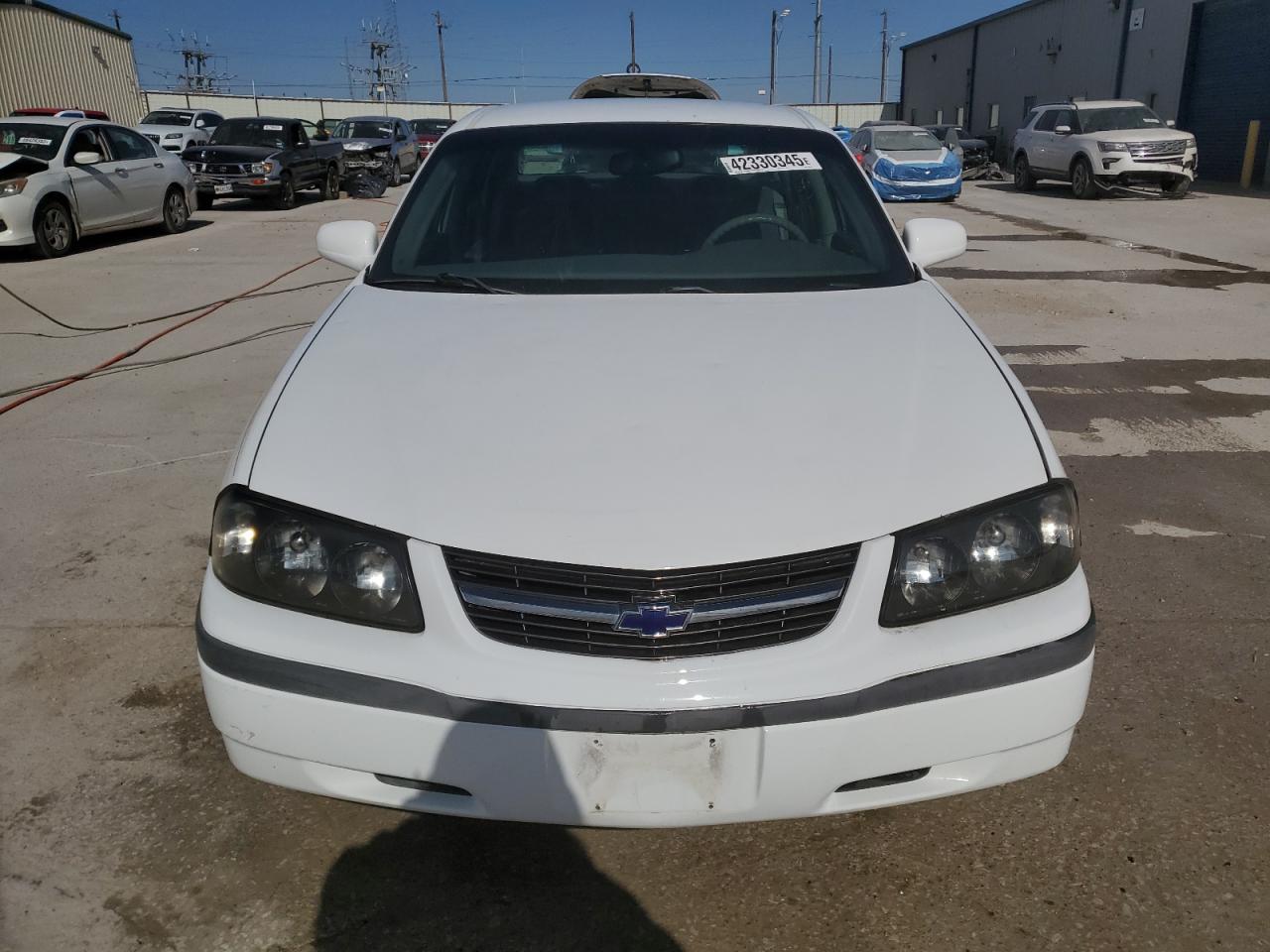 2000 Chevrolet Impala VIN 2G1WF55K3Y9361720 Copart auction photo, front end / hail damage thumbnail 5